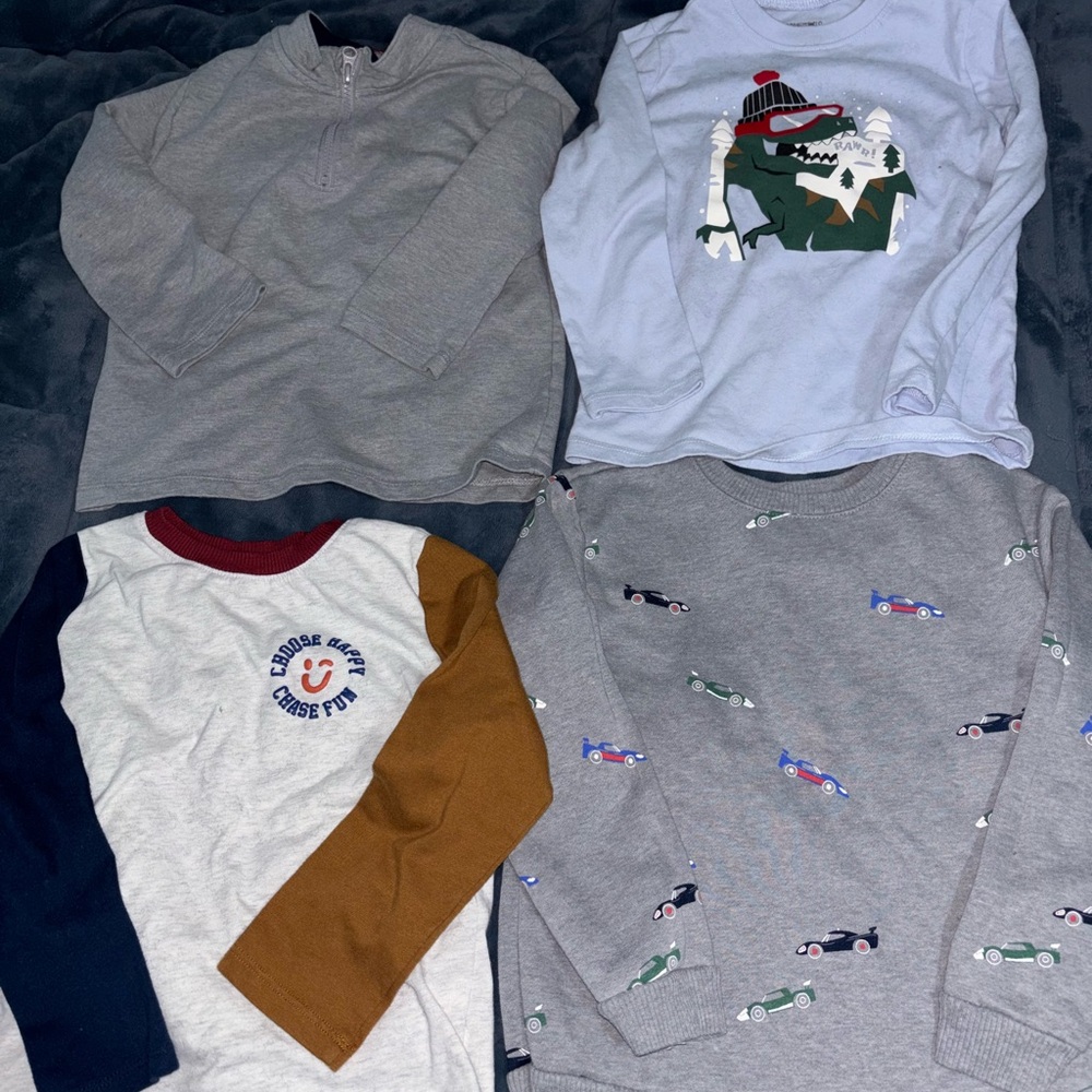 Kids Long Sleeve Adventure and Classic Tees Set